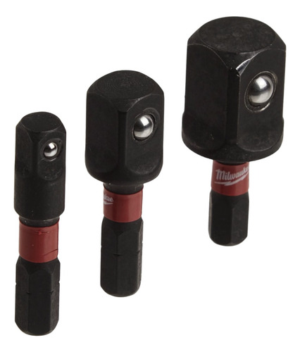 Set 3 Adaptadores Atornillador De Impacto Milwaukee 1.5 PuLG