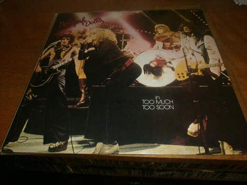 New York Dolls Too Much Too Soon  Lp Japon Sin Obi