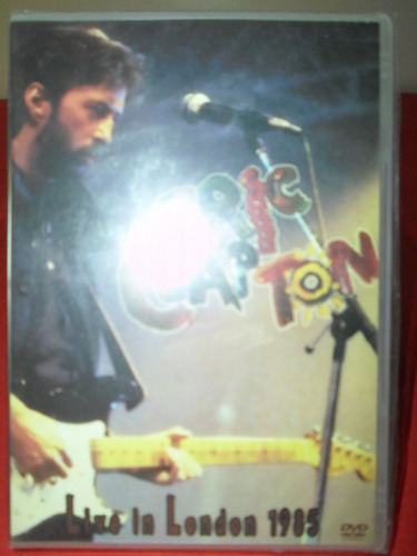 Dvd Eric Clapton Live In London 1985 - Original Novo Lacrado