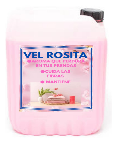 Detergente Liquido Para Ropa Aroma Vel Rosita 20 L