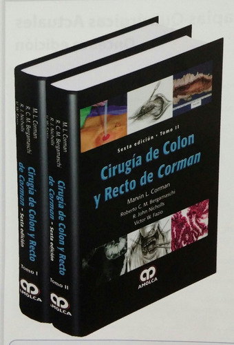 Libro ( Corman ) Cirugía De Colon Y Recto.  2 Tomos.