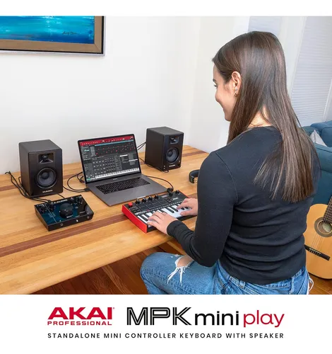 Akai Professional Mpk Mini Play Mk3 - Teclado Midi Contr...