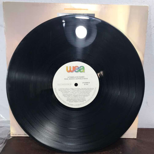 Imagem 6 de 8 de Lp Vinil Raul Seixas E Marcelo Nova Panela Do Diabo Encarte