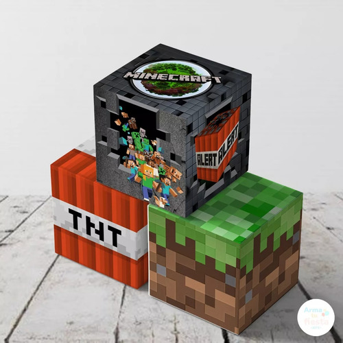 Kit Imprimible Minecraft Personalizado Full+obsequios