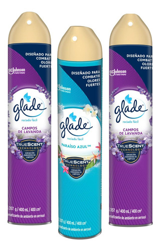 Aromatizante Glade Pack 3 Unid