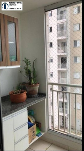Imagem 2 de 15 de Lindo Apartamento Com 2 Dormitórios, Varanda Gourmet Na Vila Ema - 1873