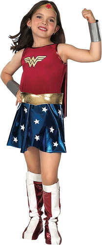 Rubie's Super Dc Heroes Wonder Woman - Disfraz Para Niños, T