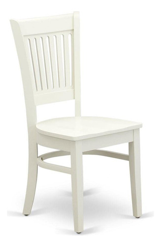 Sillas De Comedor De Madera Con Respaldo Listón Juego De 2 B