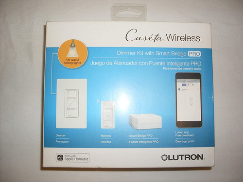 Lutron P-bdgpro-pkg1w - Dimmer Inalámbrico Con Puente Inteli