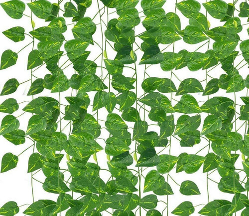 Imagen 1 de 10 de Jardin Vertical Enredadera Artificial X 2,10 Ms #90211 X12