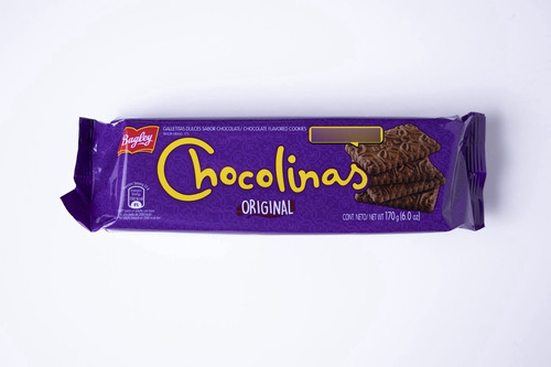 Galletitas Dulces Chocolate Original Chocolinas 170 G