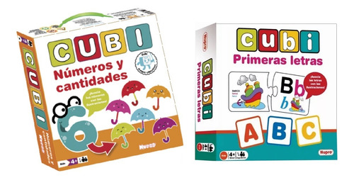 Juegos Didáctico Cubi Letras Y Números Para Aprender Jugando