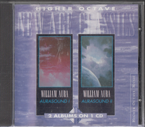 William Aura. Aurasound 1 Y 2 New Age Cd Original Usado Qqa.