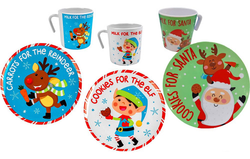 Juego De Platos Y Tazas De Galletas Para Papá Noel: Artículo