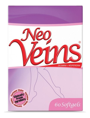 Neoveins 500mg 60 Softgels - Unidad a $91200