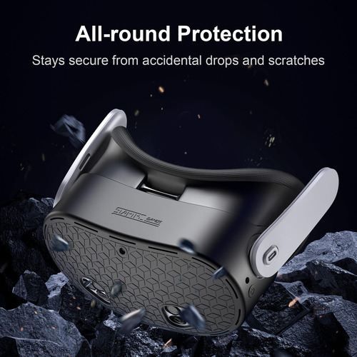 Funda De Silicona Para Meta Quest 3s Confortable Y Protector