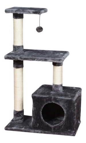 Rascador Gatos Gatito Arbol Torre Juego Felpa Comodo 80cm