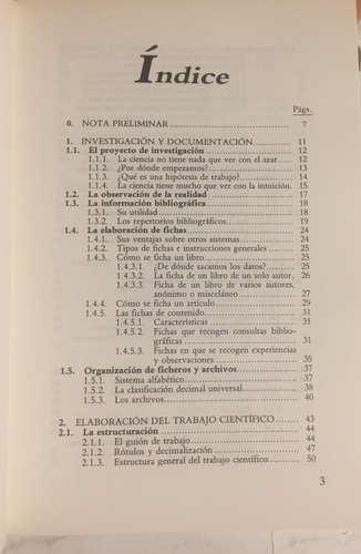 Libro Metodos De Trabajo Cientifico Para Enseñanzas Medias