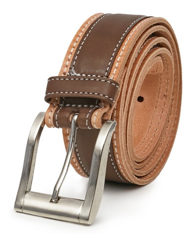 Cinturon Hombre Cuero Briganti Cintos Casuales - Acc08292