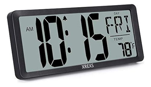 Reloj De Pared Digital Grande Xrexs, Relojes Despertadores C