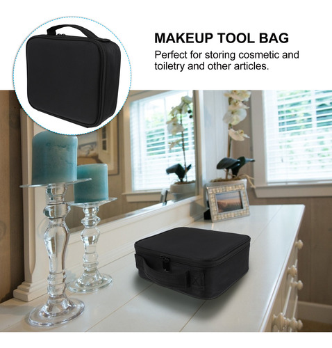 Funda Portátil Para Brochas De Maquillaje, 1 Unidad, Soporte