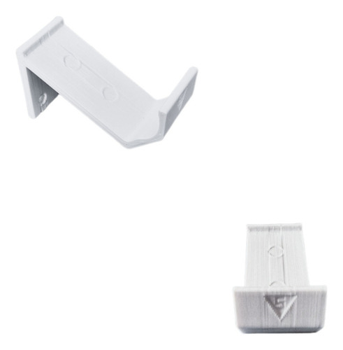 Suporte Para 1 Controle De Parede Gamer Ps4 Ps5 Xbox Ps3 Cor Branco