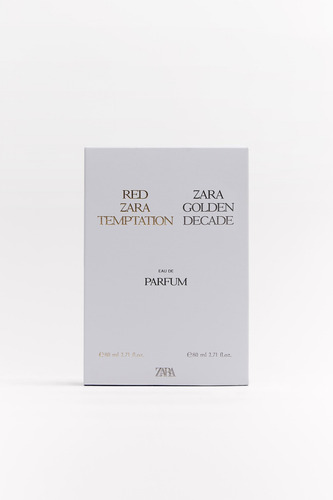 Perfume Zara Red Temptation 80ml + Golden Decade 80ml