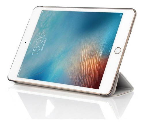 Imagen 3 de 6 de Carcasa Funda Inteligente Gris Para iPad Mini 2019 / Mini 4