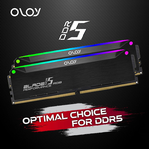 Oloy Ddr5 Ram 32gb (2x16gb) Blade Rgb 6400 Mhz Cl32 1.35v