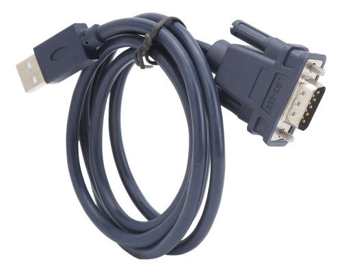 Cable Serie Usb A Rs232 Negro De Grado Industrial De 9 Pines