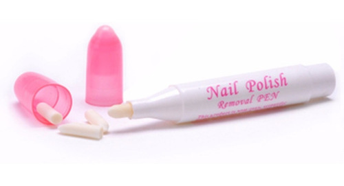 Imagen 3 de 6 de ¡ Corrector Nail Art Lapiz Recargable Removedor Esmalte !!