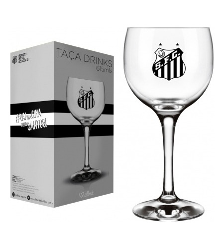 Taça De Gin Drinks Em Vidro Santos 615ml Na Caixa