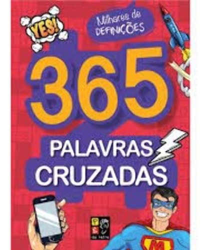 Libro 365 Palavras Cruzadas Capa Vermelha De Editora Pe Na L