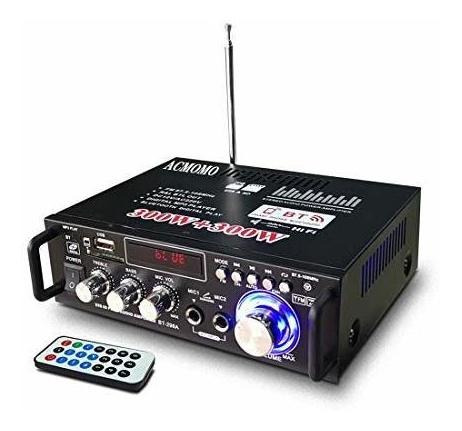 Amplificador De Potencia De 600 W, Radio Portátil Estéreo Bt