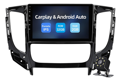 Estéreo Carplay Para Mitsubishi L200 2016-2020 A/c Auto Gps