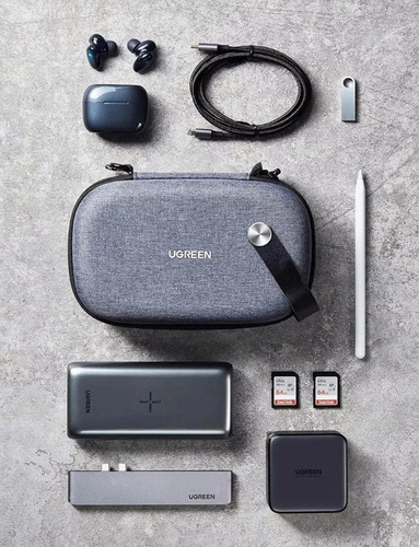 Case Bag Estojo Organizador Acessórios Fones Cabos Ugreen