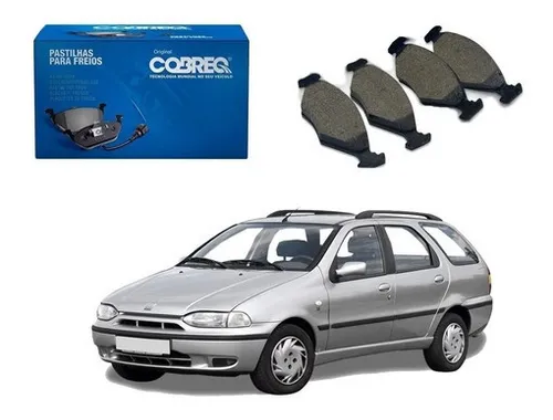 comprar Pastilha Freio Dianteira Cobreq Fiat Palio Wekeend 1.5 2000