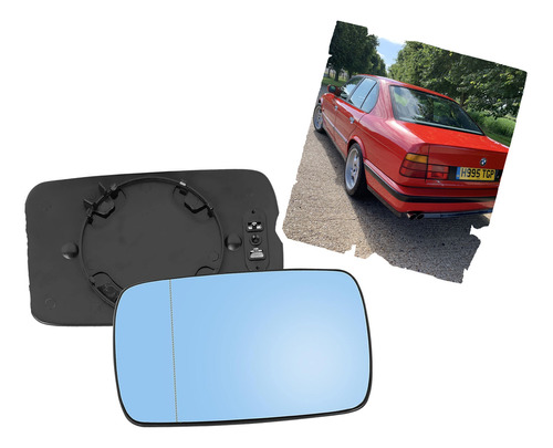 Luna Espejo Azul Izq Compatible Bmw 4p Serie5 E34 1992-1995