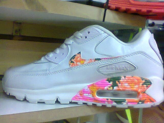 air max 90 floral feminino