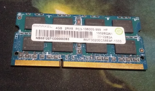 Memoria Ram 4gb Ddr3 Para Laptop 1333