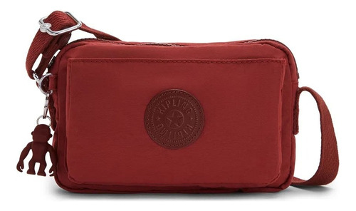 Bolsa Pequena Transversal Kipling Abanu Bordô Dusty Carmine