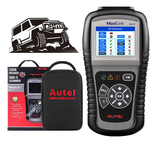 Autel Maxilink Ml519 Obd2 Code Reader Igual Con Autolink Al5