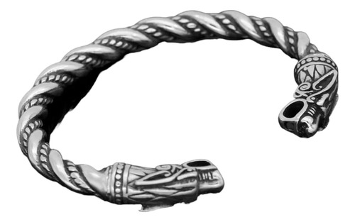 Pulsera Brazalete Caballero Dragón Vikings Acero Inoxidable