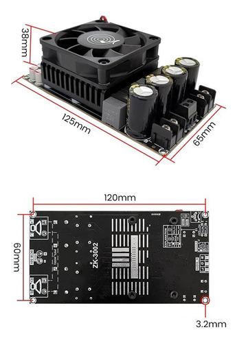 A Placa Amplificadora De Potencia De Audio Digital Tpa3255