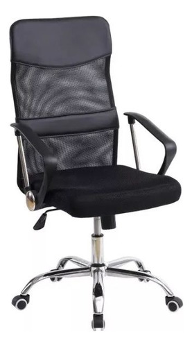  Silla Ejecutiva Magnux Ergonómica   Negra Con Tapizado Mesh