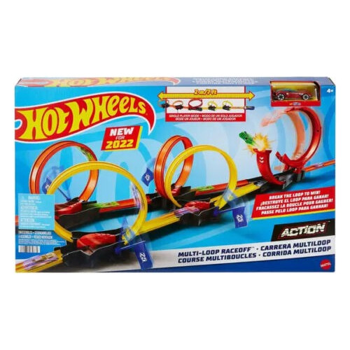 Hot Wheels Pista Multi-loop Raceoff Hdr83 Mattel
