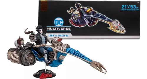 Mcfarlane Multiverse Lobo Y Spacehog Moto Gold Label Nueva M