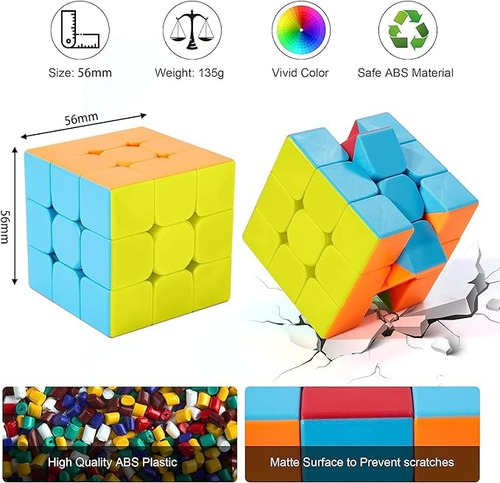 Gan Monster Go Cubo Rubik Cube 3x3 Magnetic Toys, 48 Imanes 