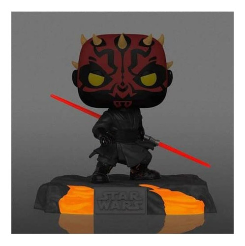 Figura Pop! Darth Maul Glow Deluxe - Star Wars Red Saber Ser