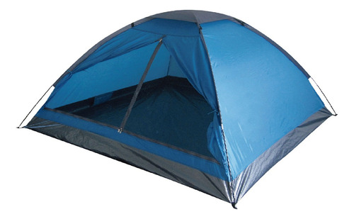 Carpa Camping Misuri Iglú 6 Personas 210 X 240 Cm + Bolsa Color Azul